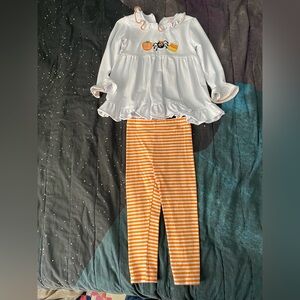 Girls 2T Halloween patch matching set - Stitchy Fish